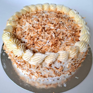 lemon coconut cake (vegan)